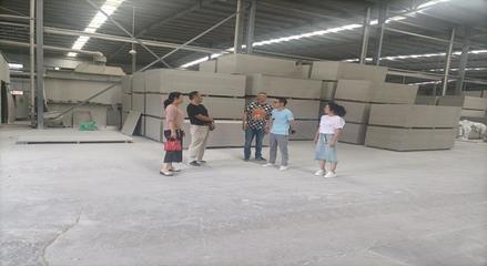 州驗(yàn)收組對(duì)貴定縣圣凱倫硅酸鈣板生產(chǎn)線建設(shè)項(xiàng)目進(jìn)行驗(yàn)收