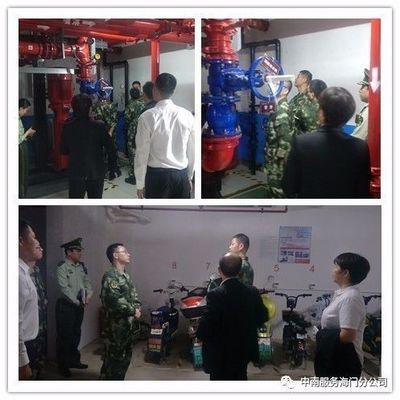 中南服務|歡迎公安部消防局領導對錦苑消防工作檢查指導